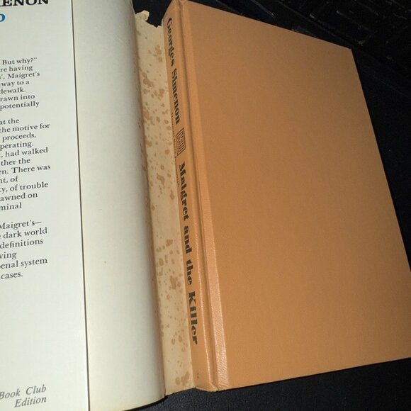 1969 MAIGRET and THE KILLER Georges Simenon Hardcover USA Printing Book Club Ed - Picture 5 of 13